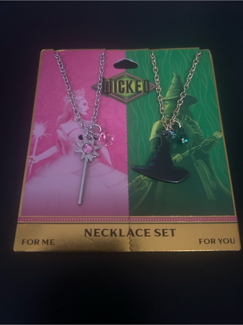 Wicked Pink & Green Necklace Set